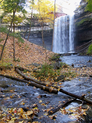 Niagara Escarpment waterfall