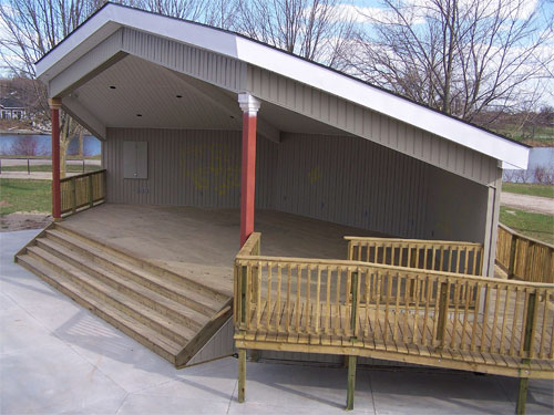 Concert Bandshell, Acton's Prospect Park, Halton Hills, Ontario