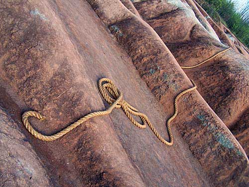 2007 Cheltenham Badlands with large rope