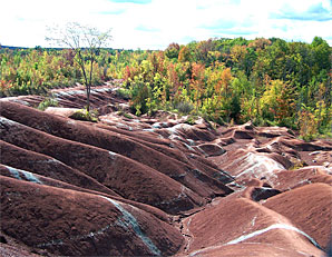 Cheltenham Badlands, Caledon, Ontario.