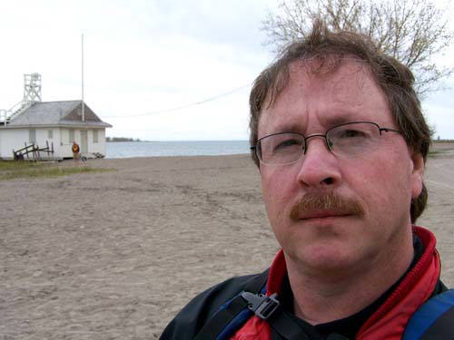 James Hamilton at Toronto's Cherry Beach.
