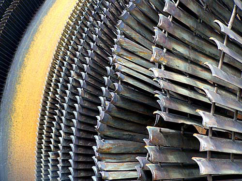 abandoned turbine from the Hearn thermal electrical generating plant in Toronto