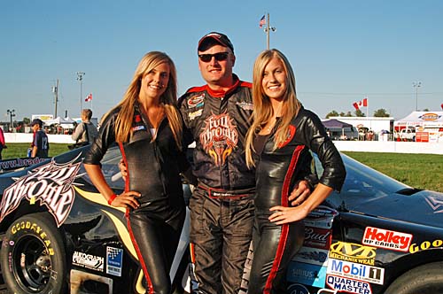 Full Throttle NASCAR (Canada) race team - Brad Graham (#19) with some Full Throttle models.