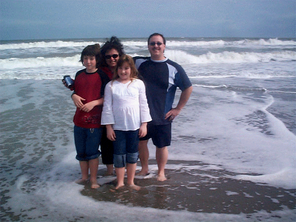 Florida vacation - Hamilton family picture