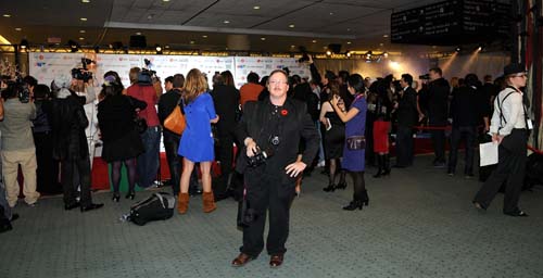 Photographer James Hamilton at the media red carpet for the 2008 Fashion Cares presents Fashion sCares