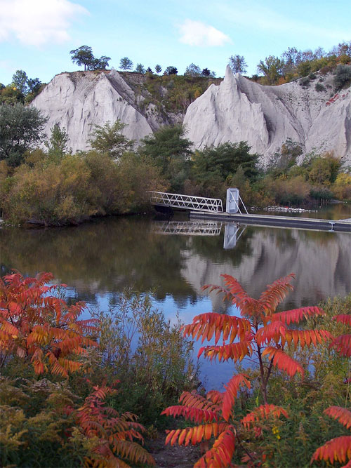 Scarboro Bluffs in the fall, Toronto, Ontario