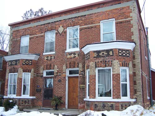 Acton's historic semi-detached homes on Bower Street built in 1882