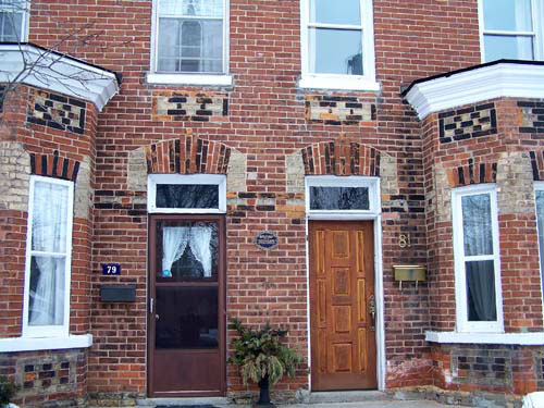 Acton's historic semi-detached homes on Bower Street built in 1882