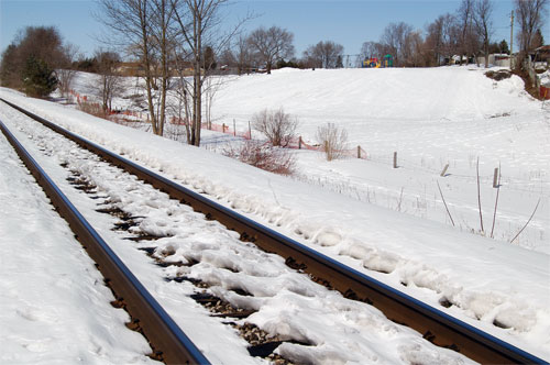 Sir Donald Mann Park in Acton, Ontario - great for tobagganing