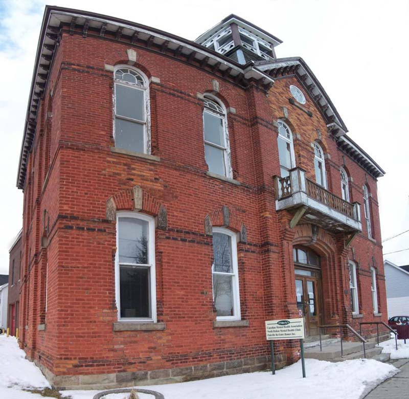 Acton Ontario's old town hall - photo made using autostitch