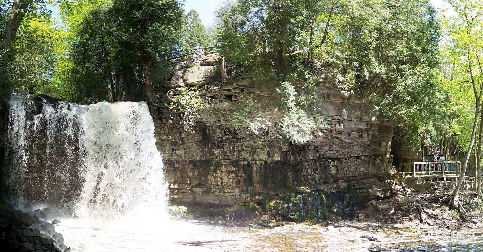 Hilton Falls Conservation Area waterfall, Ontario