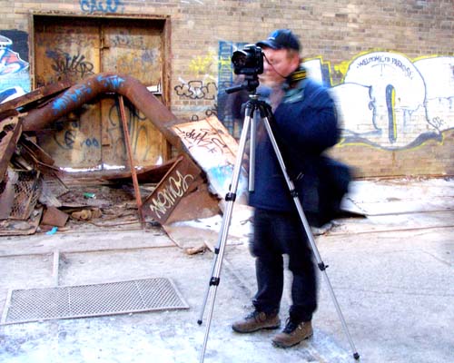 photographer Joe at Don Valley Brickworks