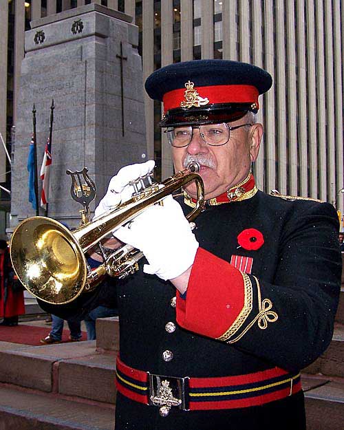 last post trumpet, Remembrance Day -  Don Mincoff, Toronto, Ontario