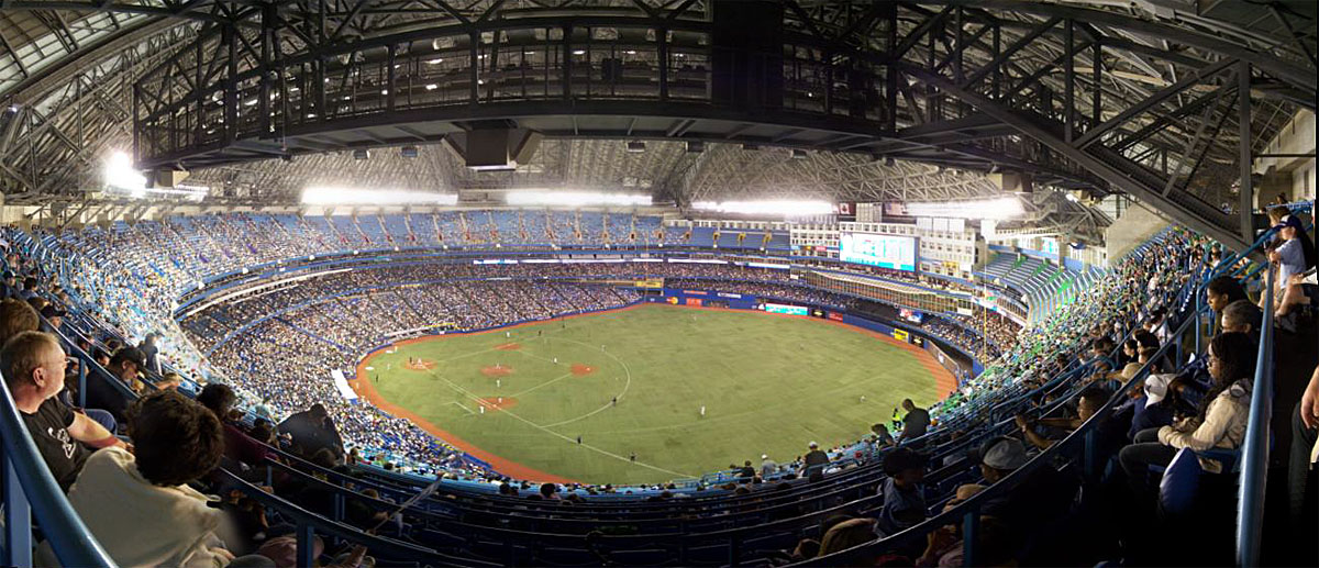 Toronto Rogers Centre during Blue Jays baseball game