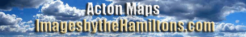 Title block (clouds) for Imagesbythehamiltons.com website - Acton Maps