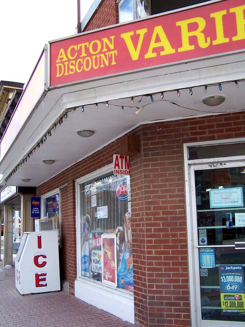 Acton Discount Variety Store, Mill Street Acton, Ontario