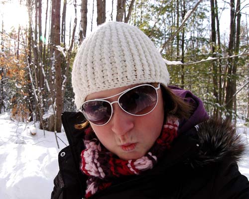 Muskoka Wildlife Centre - Erin outside